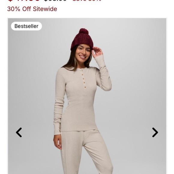 Prana Touchstone Henley - Picture 5 of 12